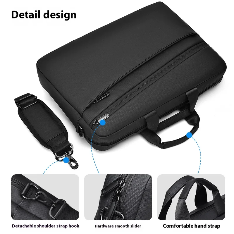 Laptop Accessories Must Have - High Quality Business PVC Shoulder Messenger