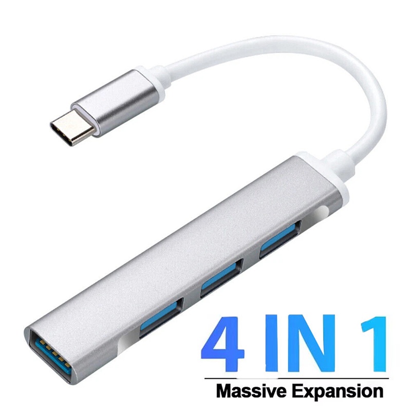 Laptop Accessories And Gadgets - 4-In-1 Type-C Extender Hub 4 Port