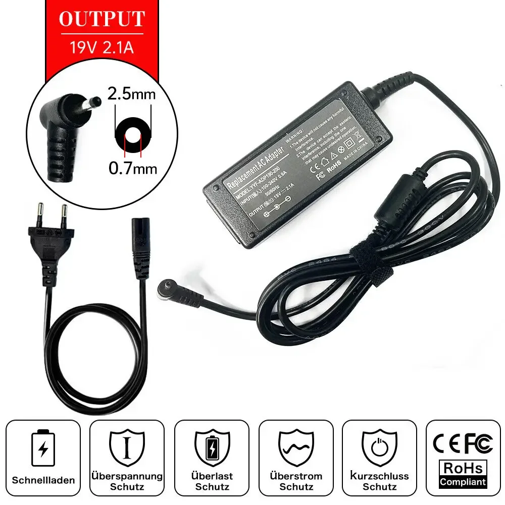19V 2.1A 2.5mm*0.7mm Laptop AC - đánh giá và giá Laptop Accessories Shop