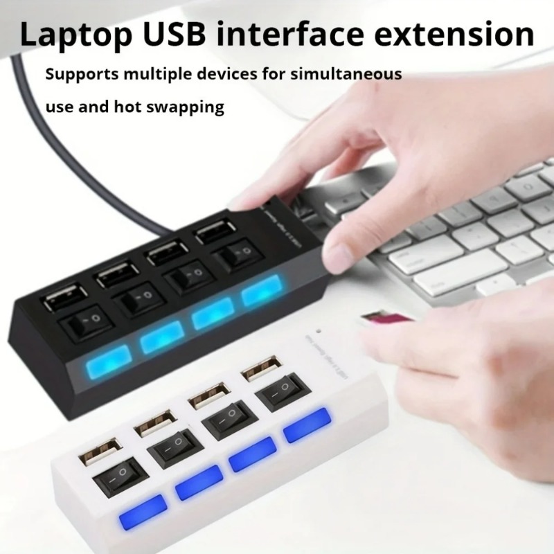 USB 2.0 Hub 4/7 Port Splitter  - đánh giá và giá Laptop Accessories For Programmers