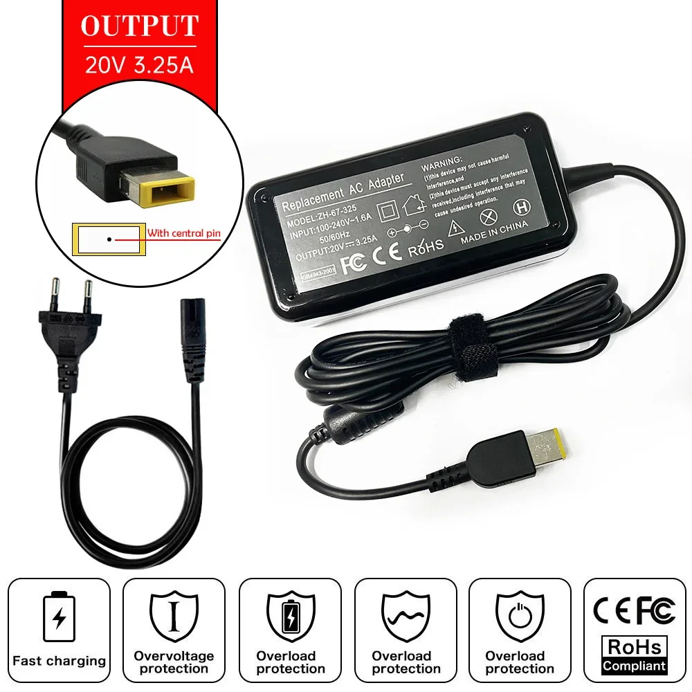 20V 3.25A Laptop AC Adapter Ch - đánh giá và giá Laptop Accessories Shop