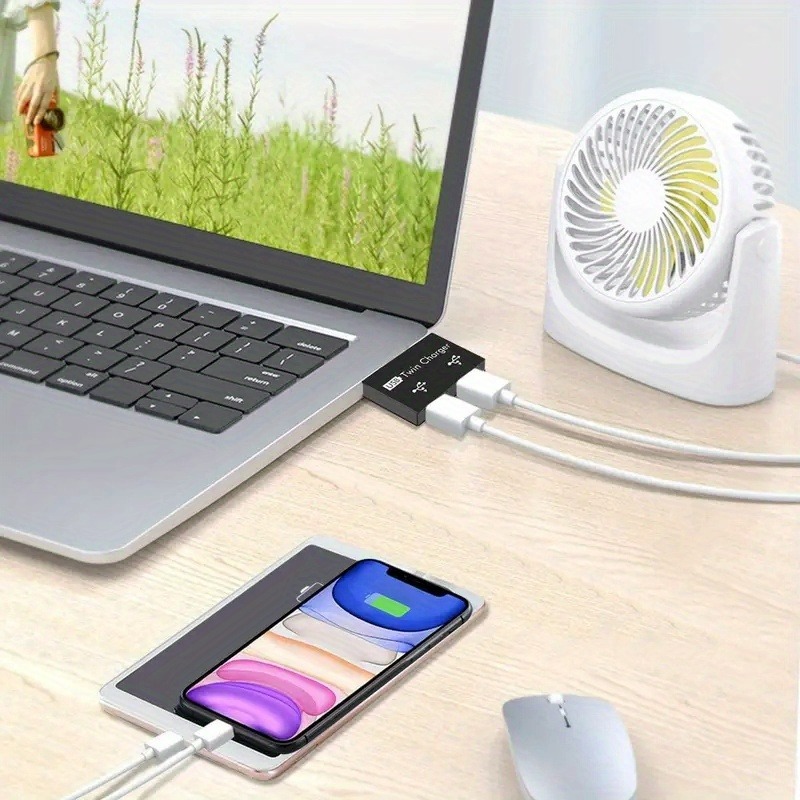 USB2.0 Splitter 1 Male To 2 Po - đánh giá và giá Laptop Accessories All
