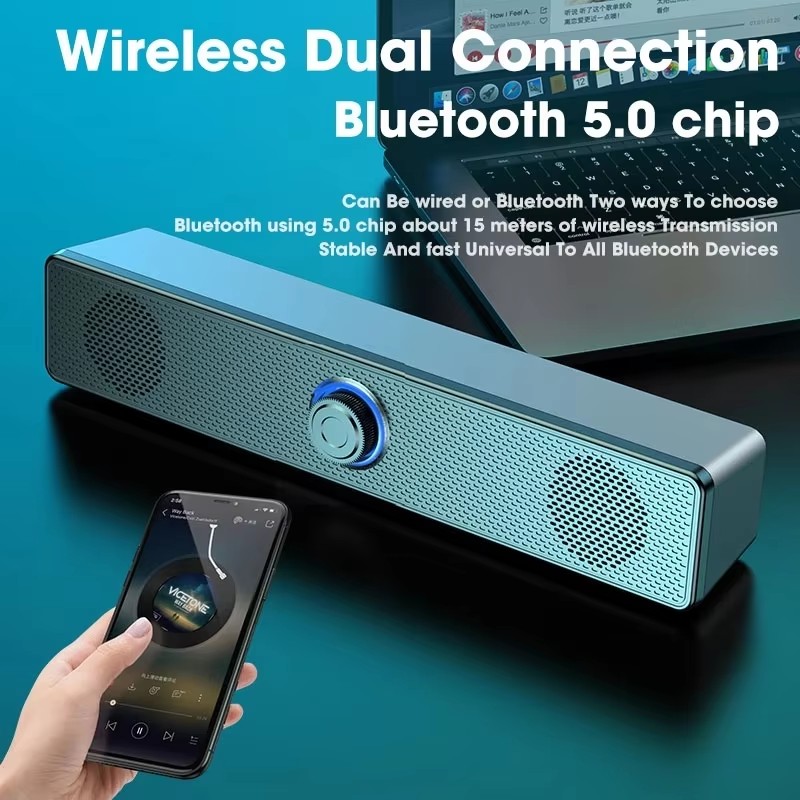 Music Soundbar Computer Caixa  - đánh giá và giá Laptop Stand Portable