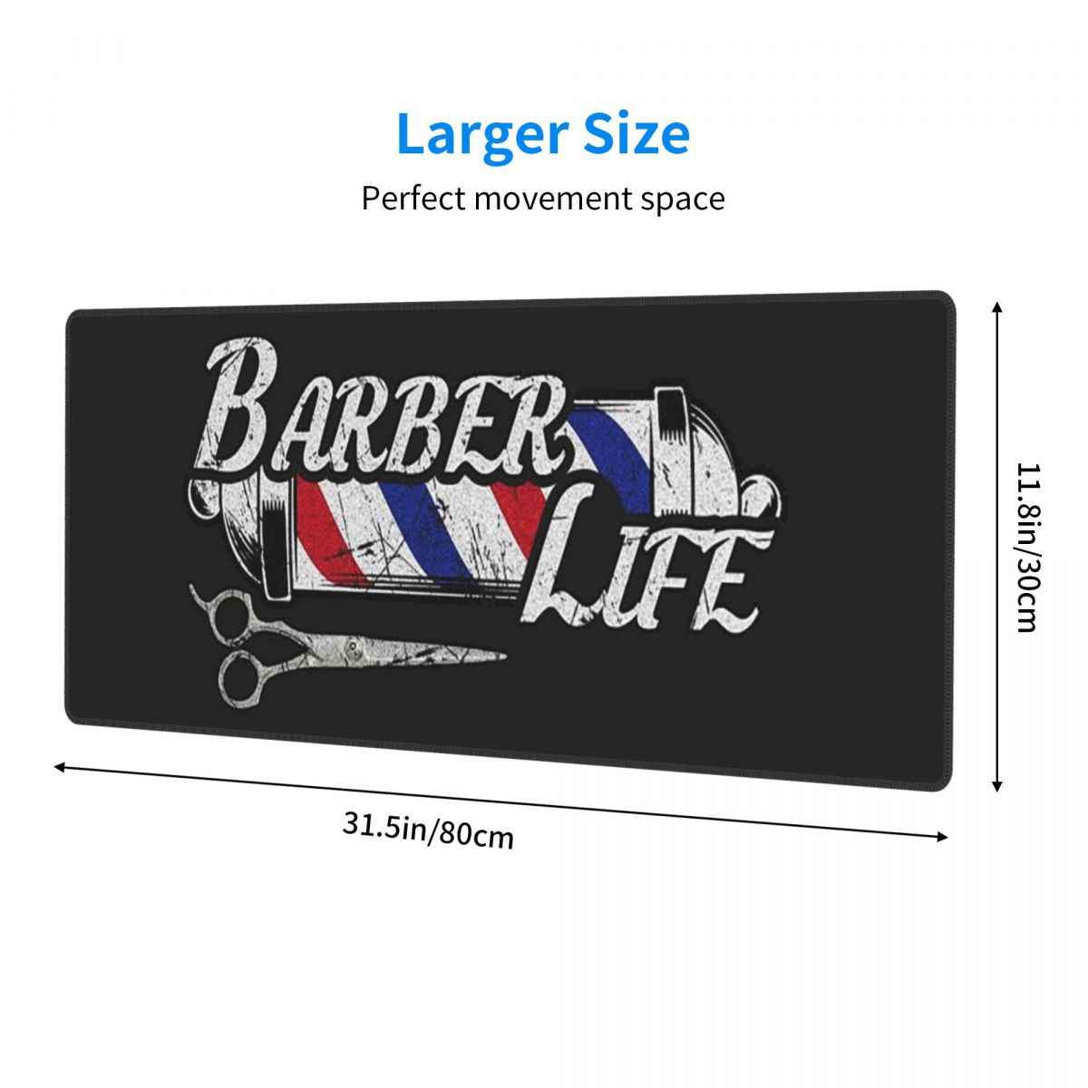 Large Mouse Pad Barber Shop Si - đánh giá và giá Laptop Accessories Shop
