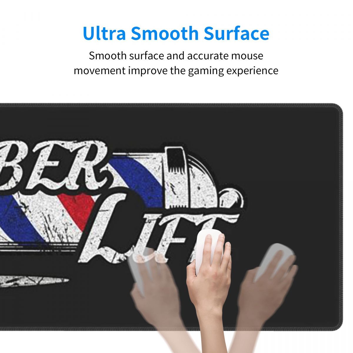 Large Mouse Pad Barber Shop Si - đánh giá và giá Laptop Accessories Shop