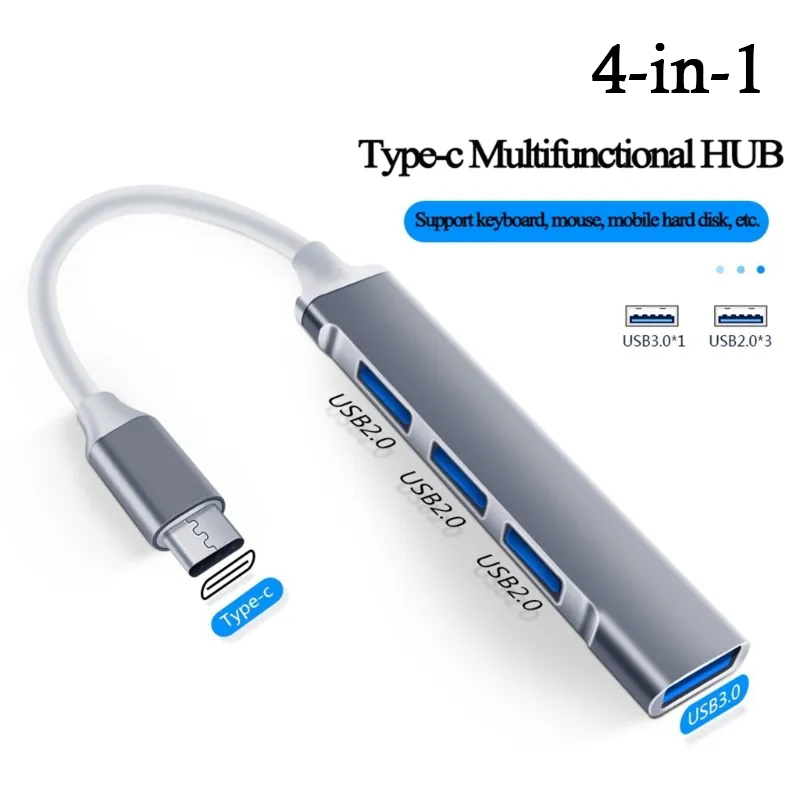 4-in-1 USB C HUB 3.0 Type C 3. - đánh giá và giá Laptop Accessories For Programmers