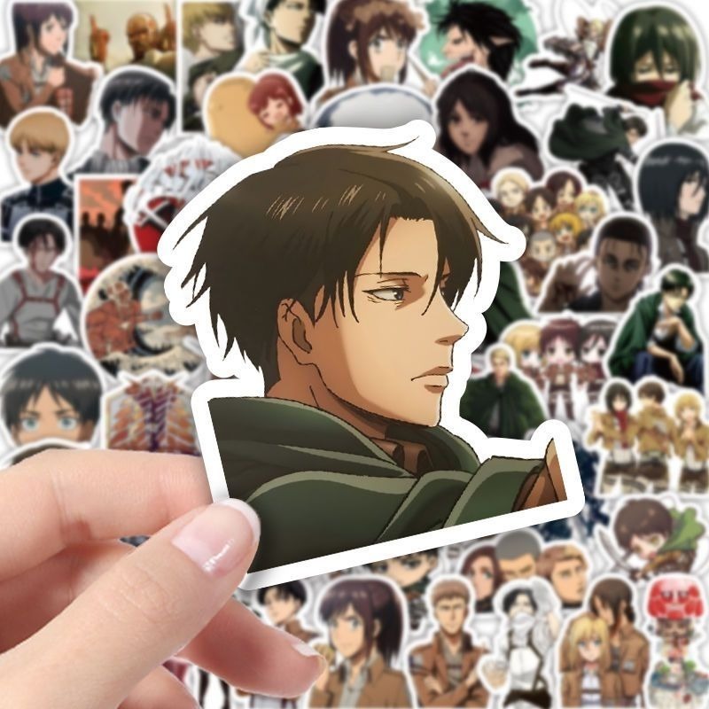 60Pcs Attack on Titan Anime St - đánh giá và giá Laptop Accessories All