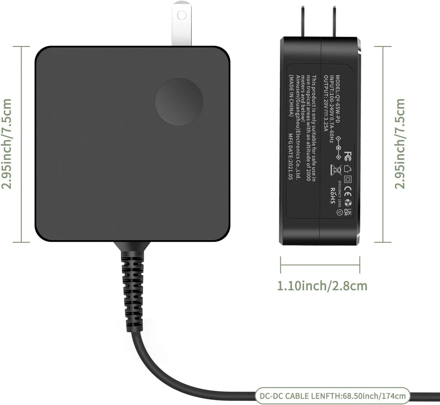 20V 3.25A 65W Laptop Ac Adapte - đánh giá và giá Laptop Accessories Shop