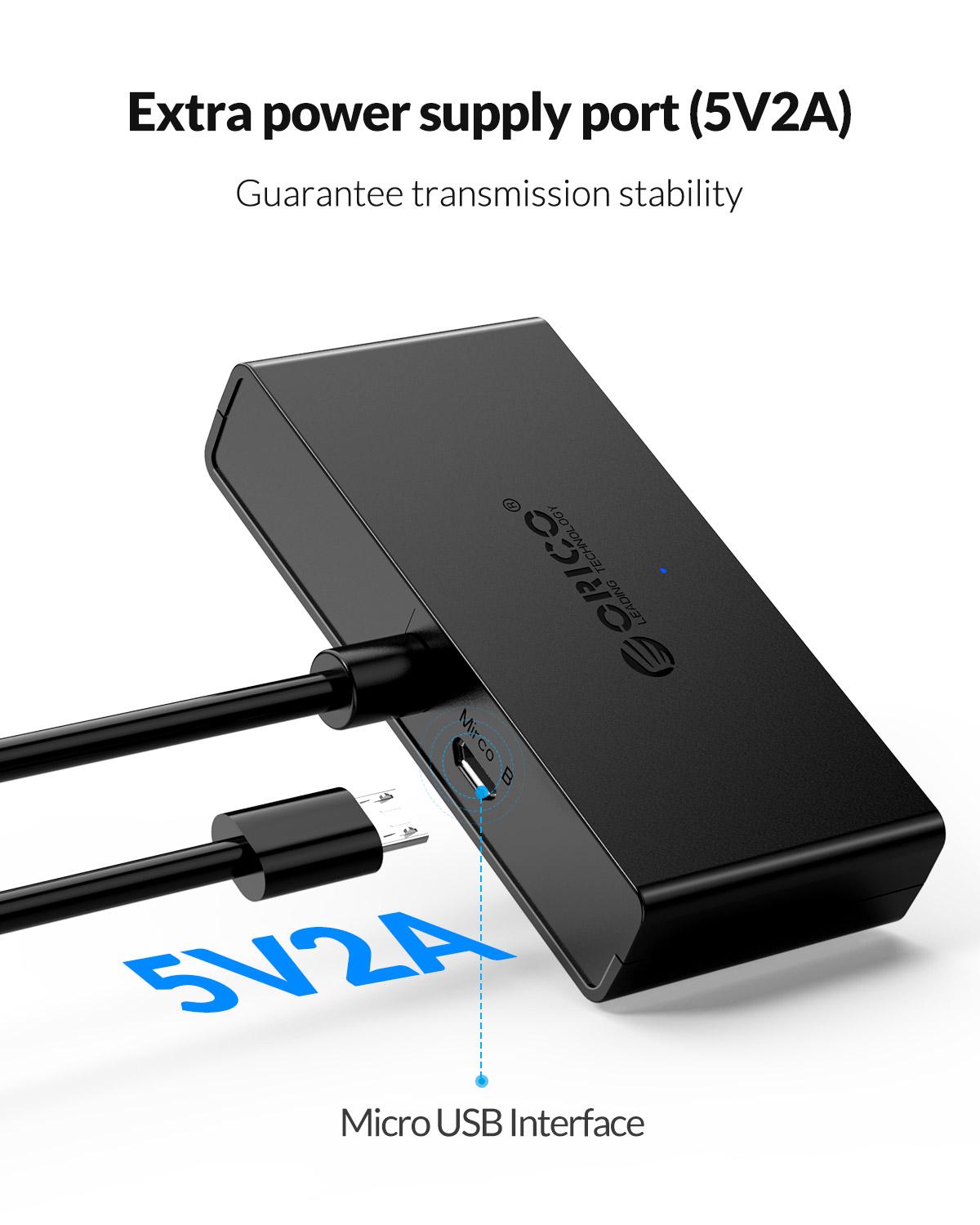 ORICO Hub USB 4 Ports Multi US - đánh giá và giá Laptop Accessories For Programmers