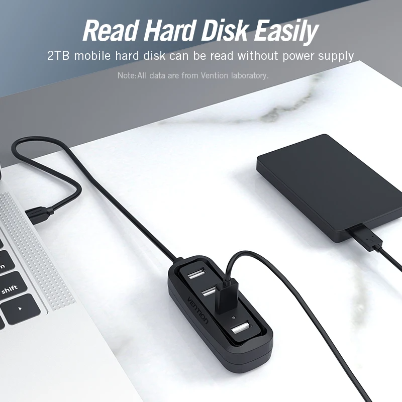 Vention USB 2.0 HUB 4 Port wit - đánh giá và giá Laptop Accessories And Gadgets