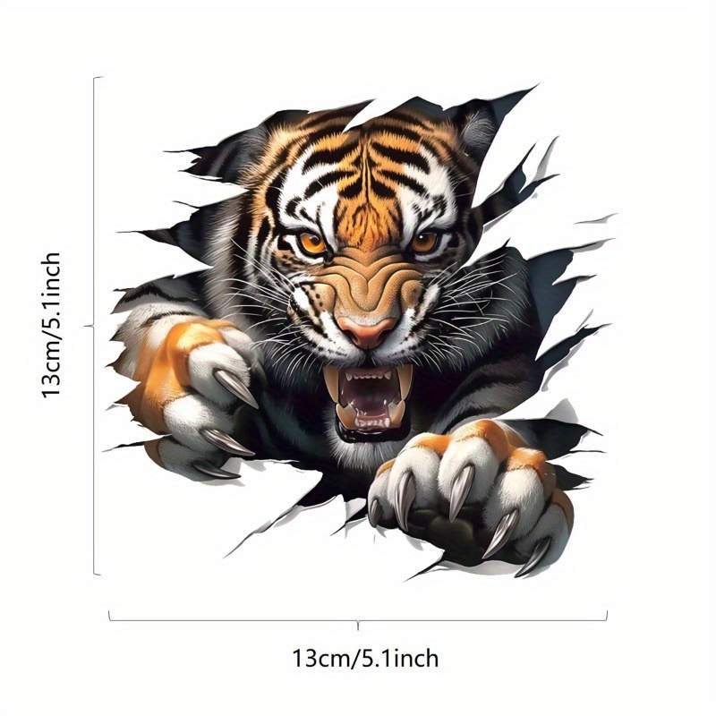 1pc Tiger Vinyl Stickers Decal - đánh giá và giá Laptop Unique Accessories