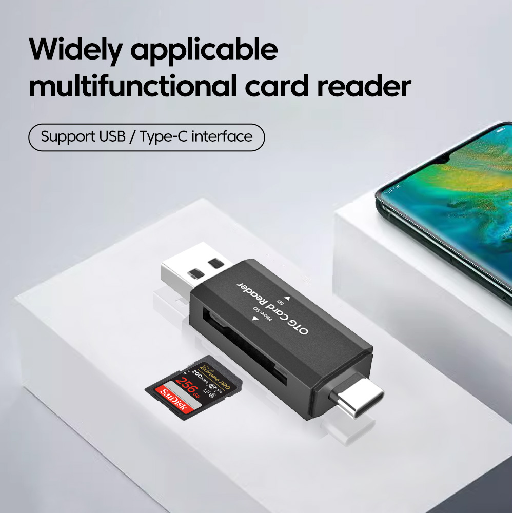 2 in 1 Type C SD TF Card Reade - đánh giá và giá Laptop Accessories For Programmers